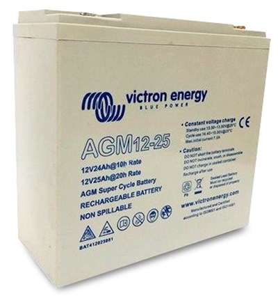 Victron 12V 25Ah AGM Super Cycle Batteri. (M5)
